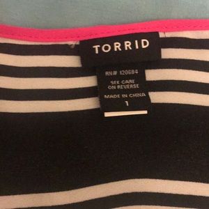 Torrid sleeveless blouse. Never worn.